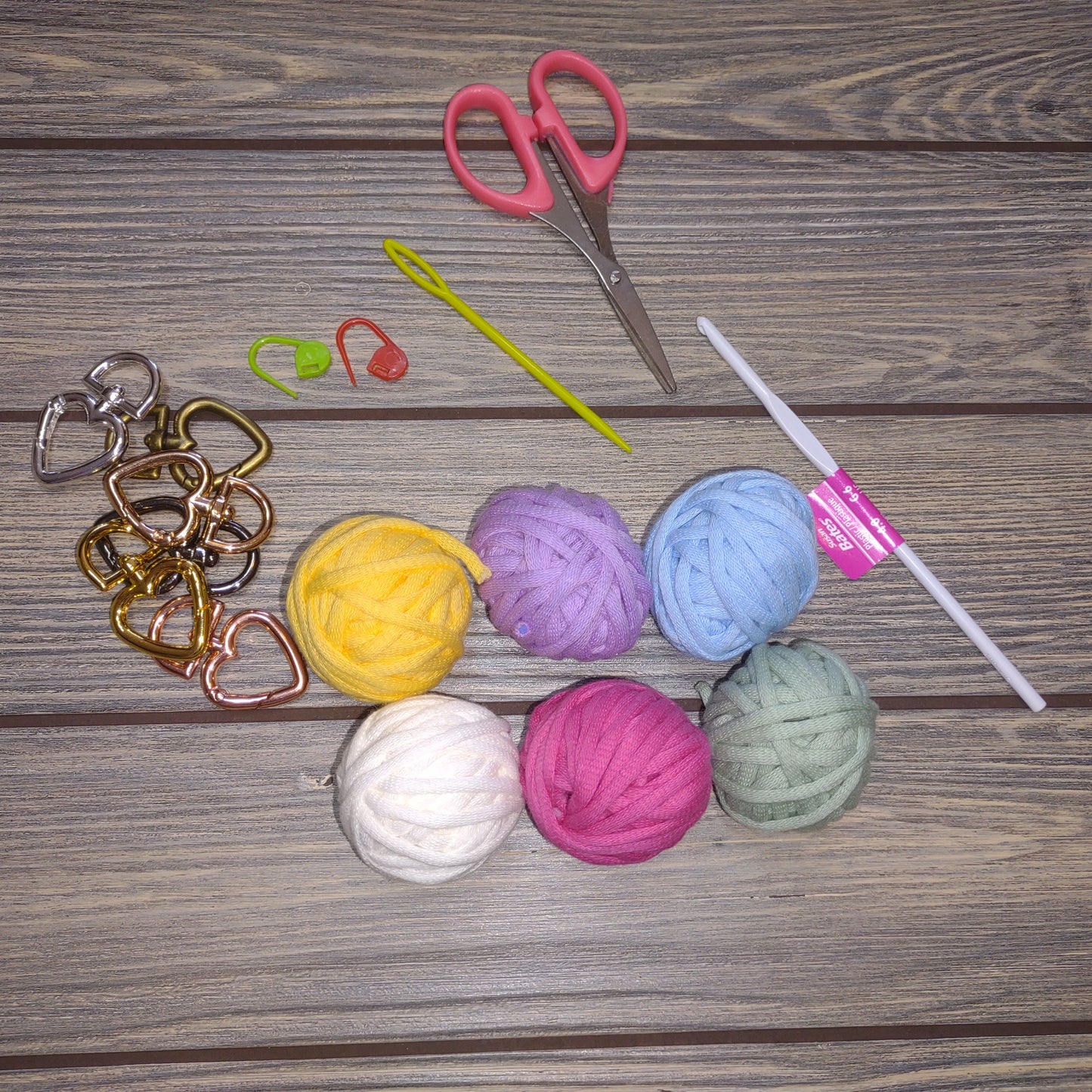 Diy crochet lip balm holder kit