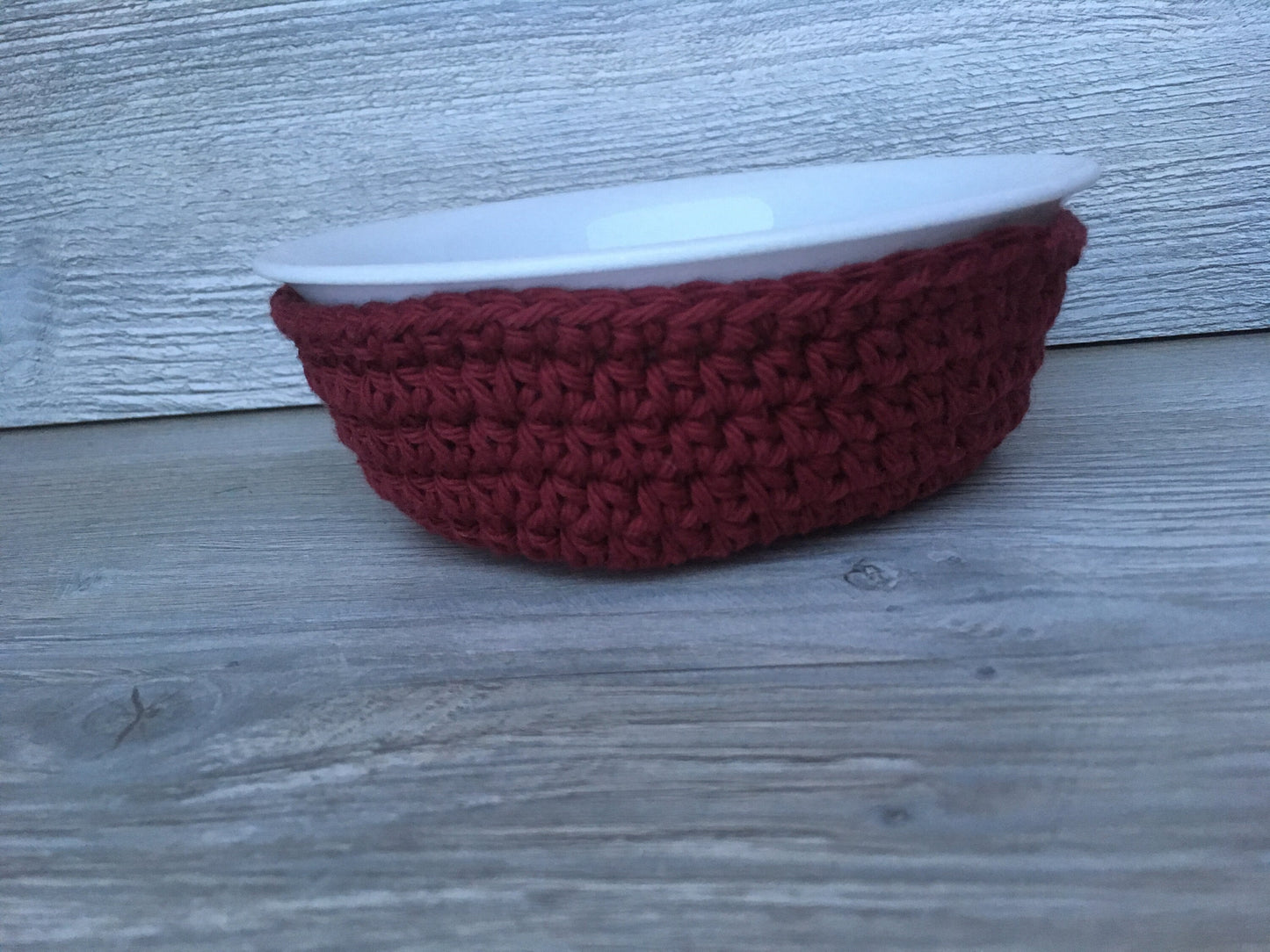 Bowl cozy, reusable bowl holder, set of 2