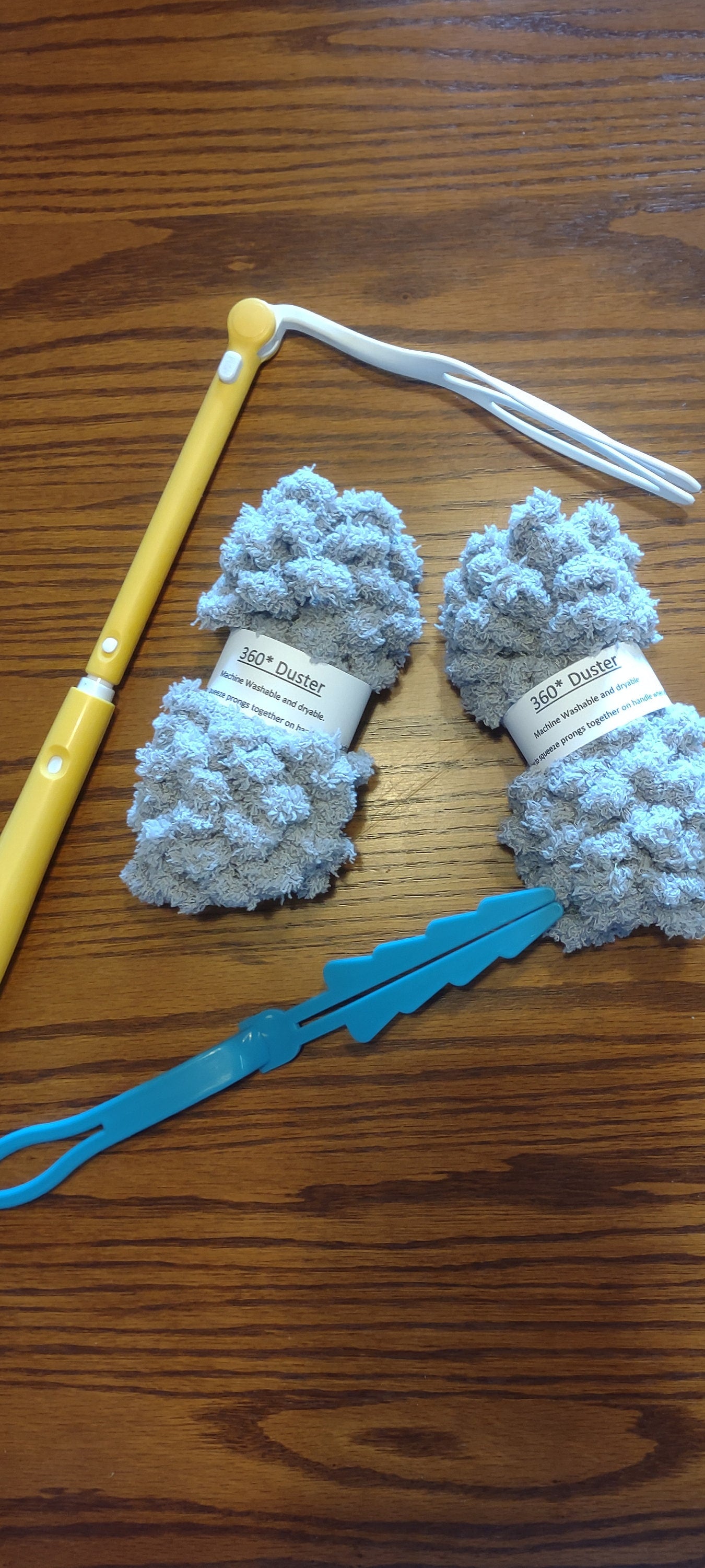Elephant gray 360* duster, reusable duster