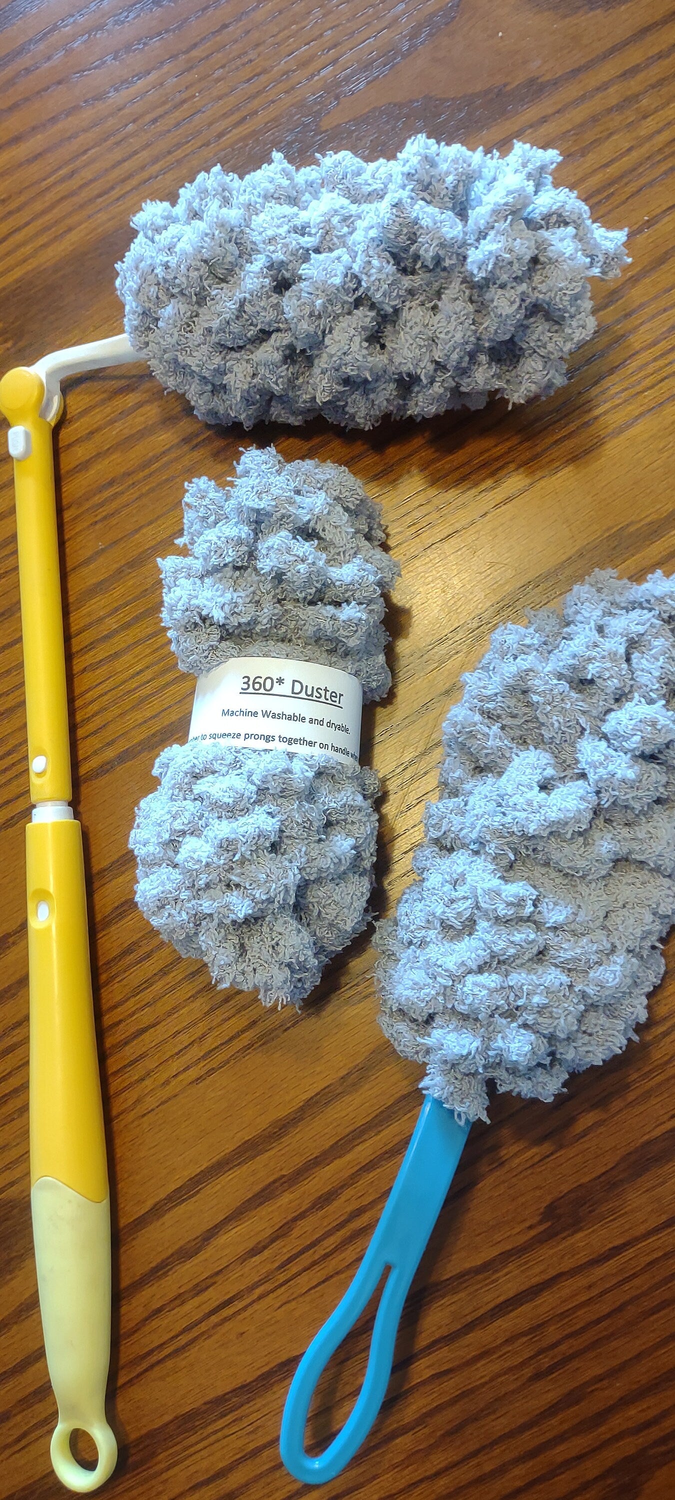 Elephant gray 360* duster, reusable duster
