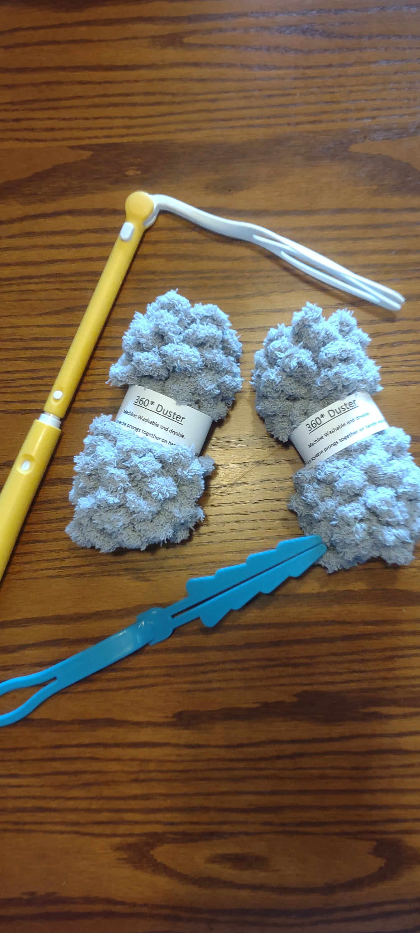 Elephant gray 360* duster, reusable duster