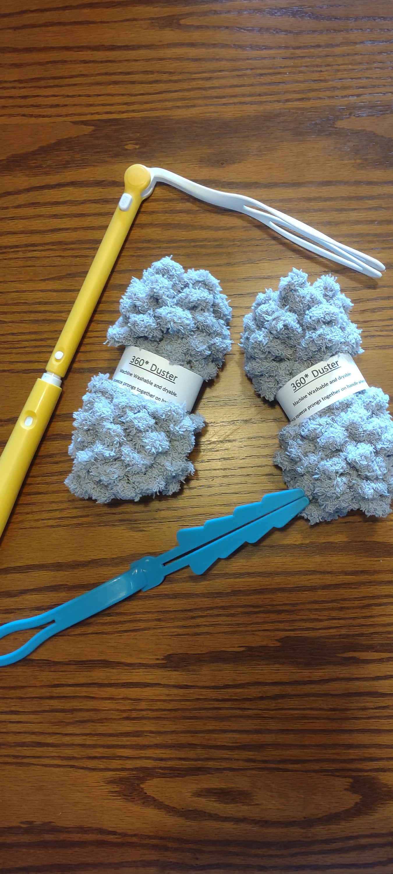 Elephant gray 360* duster, reusable duster