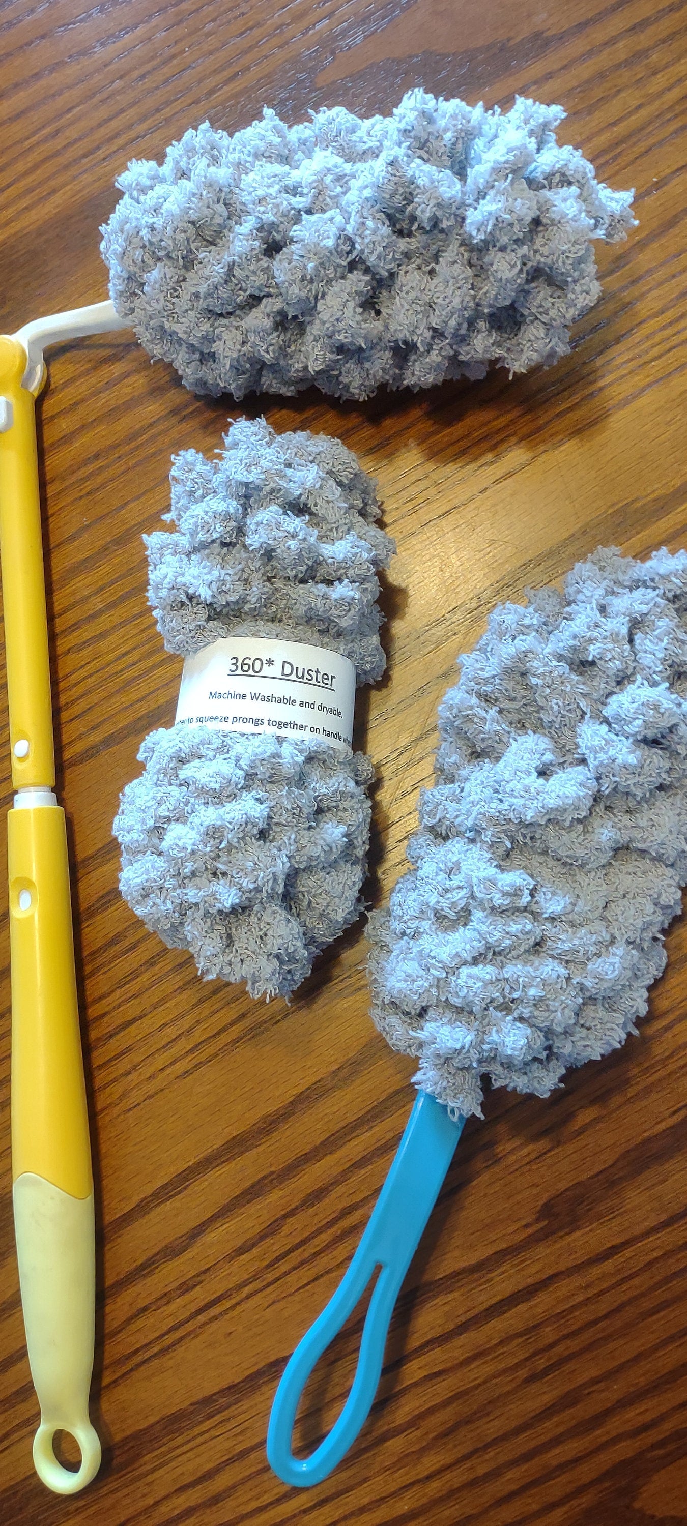 Elephant gray 360* duster, reusable duster