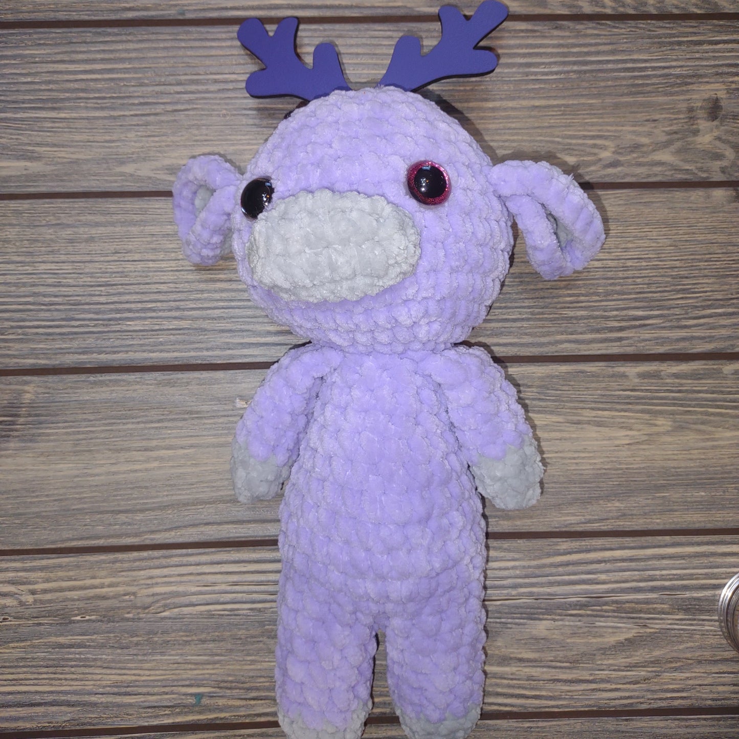 Lavender reindeer novelty plushie