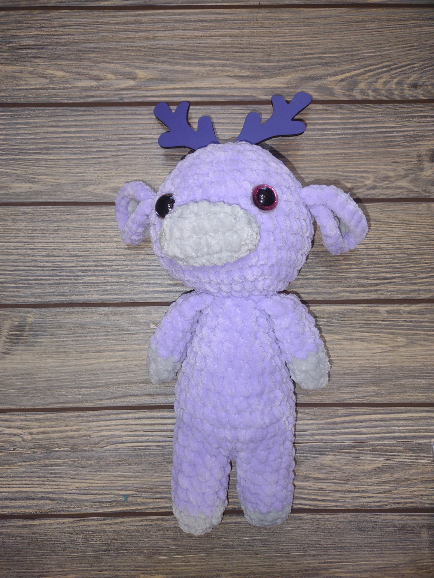 Lavender reindeer novelty plushie