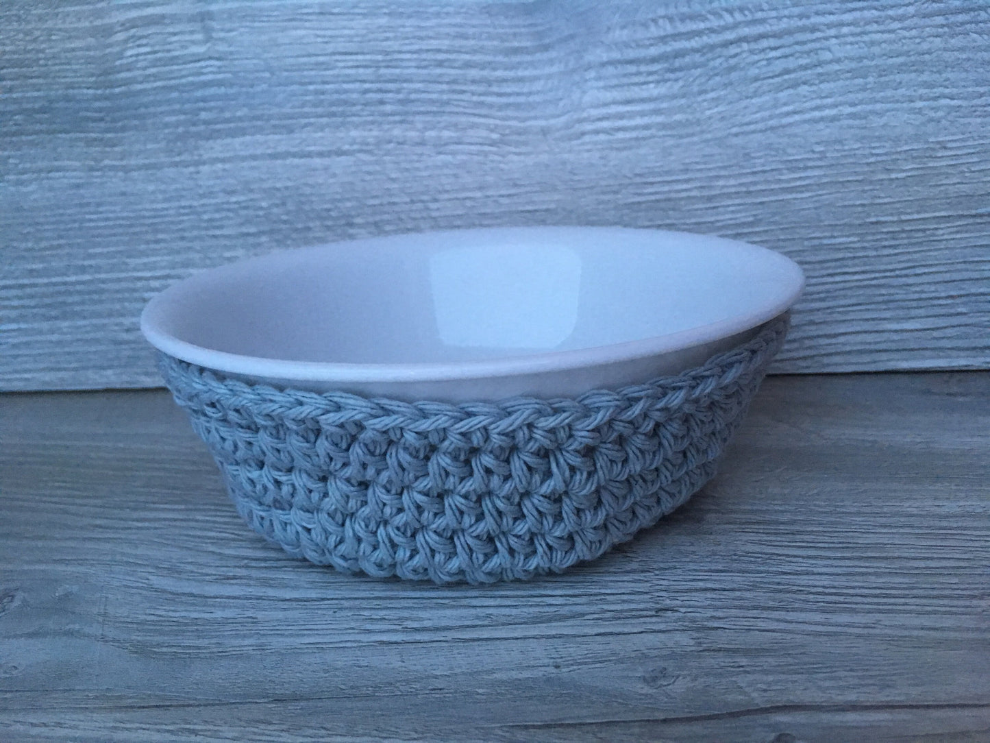 Bowl cozy, reusable bowl holder, set of 2