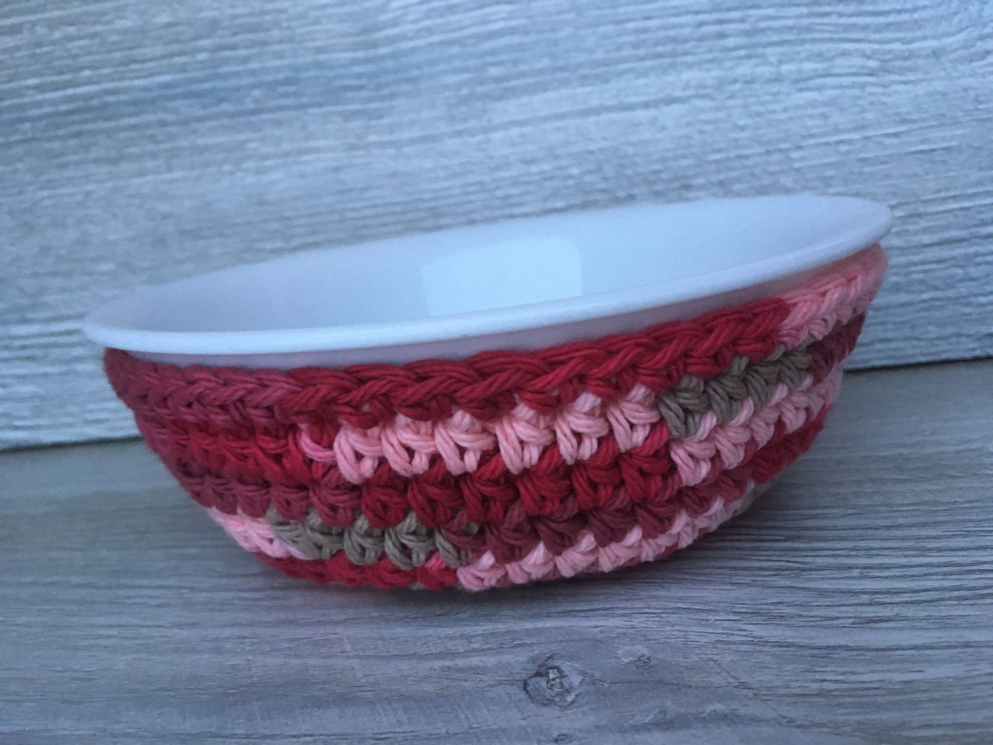 Bowl cozy, reusable bowl holder, set of 2