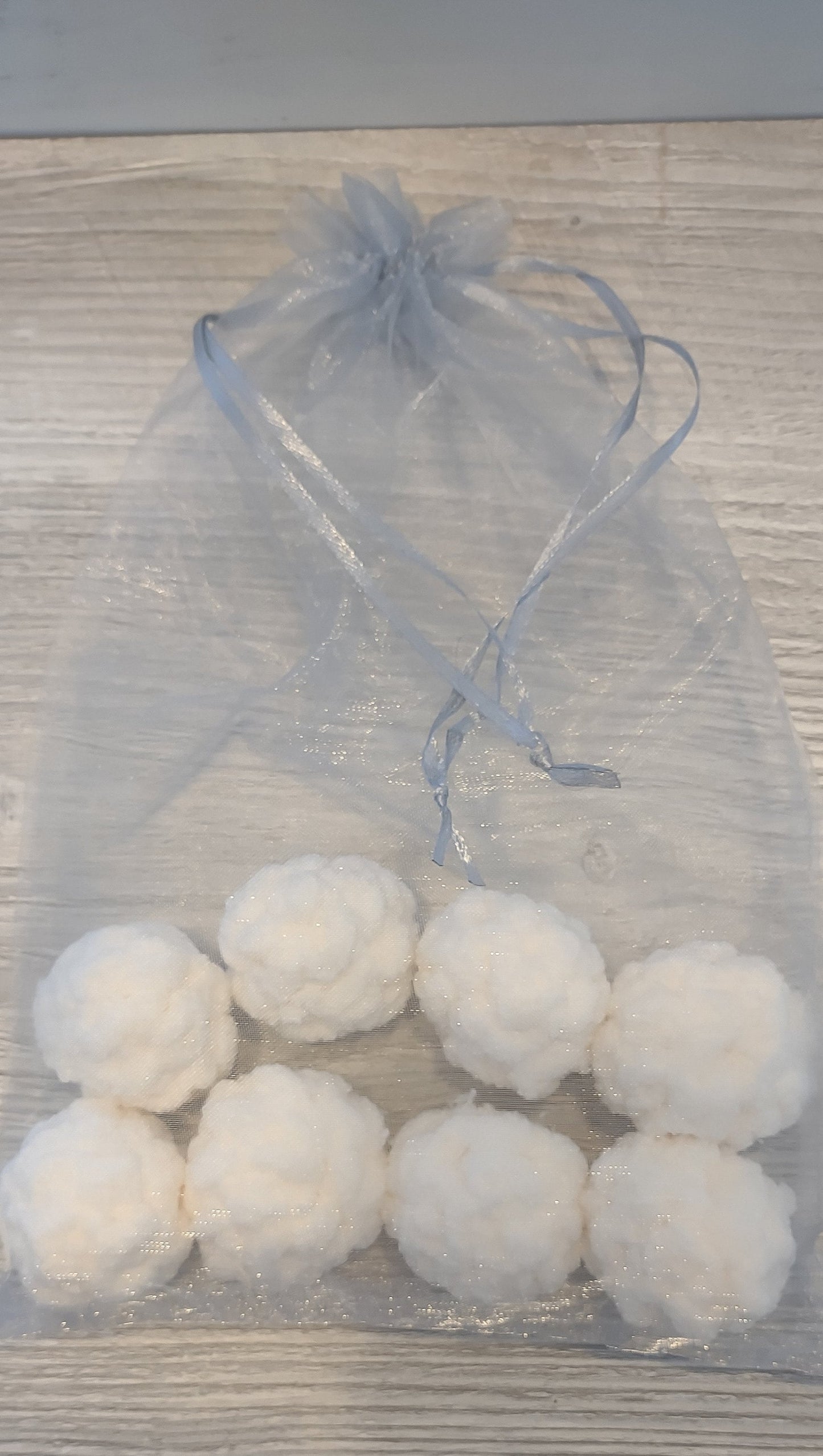 Reusable faux cotton balls, sustainable faux cotton rounds, spa faux cotton balls, make-up removal balls