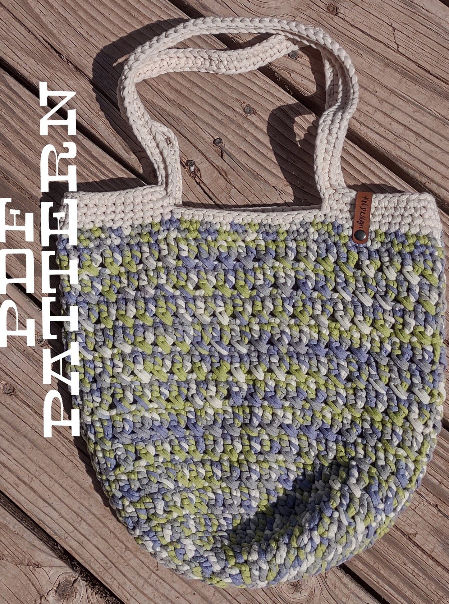 Butterfly kisses market bag pattern. Crochet PDF digital download pattern