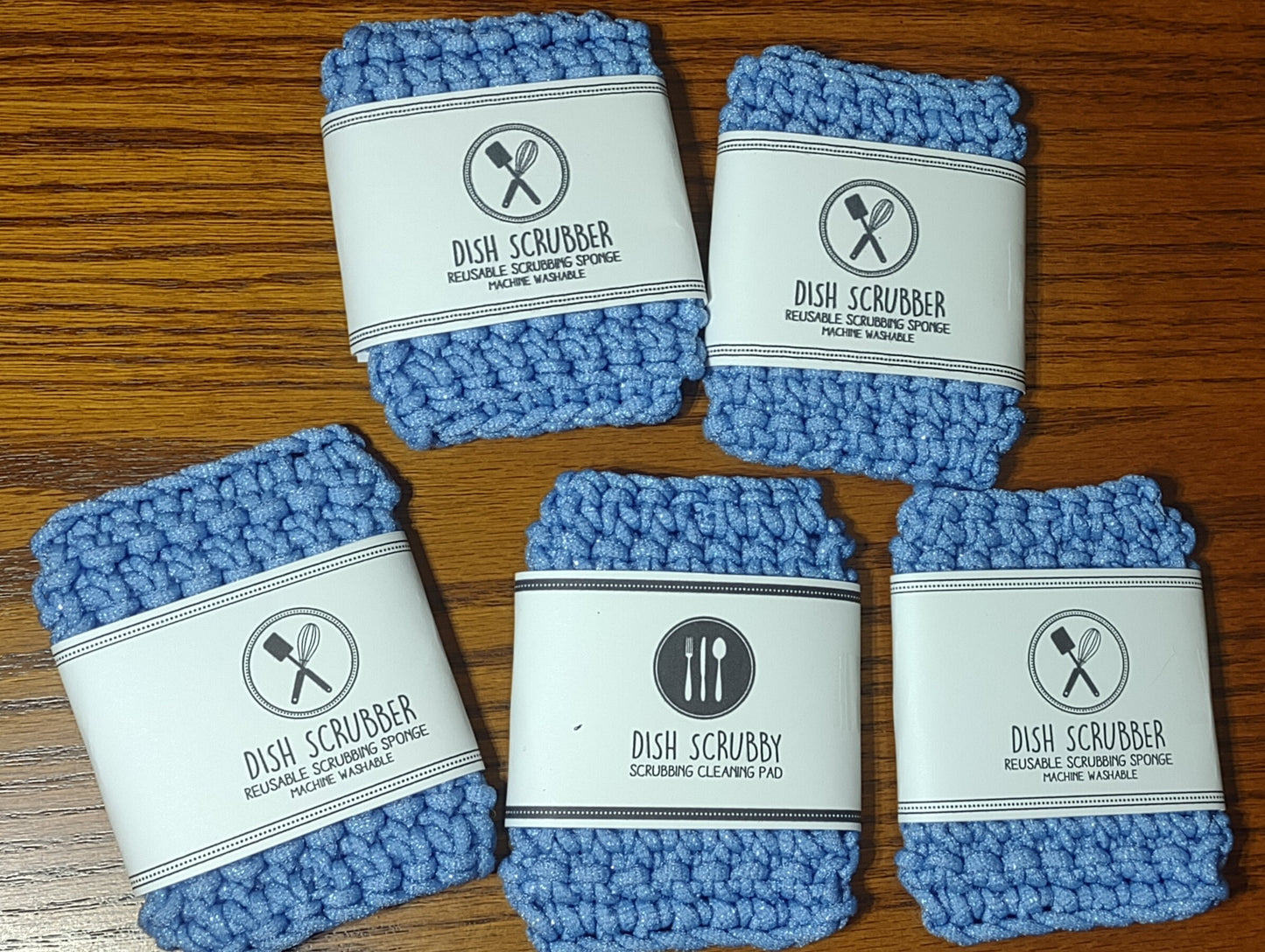 Reusable dish scrubber, nylon dish scrubber, kitchen dish scrubby