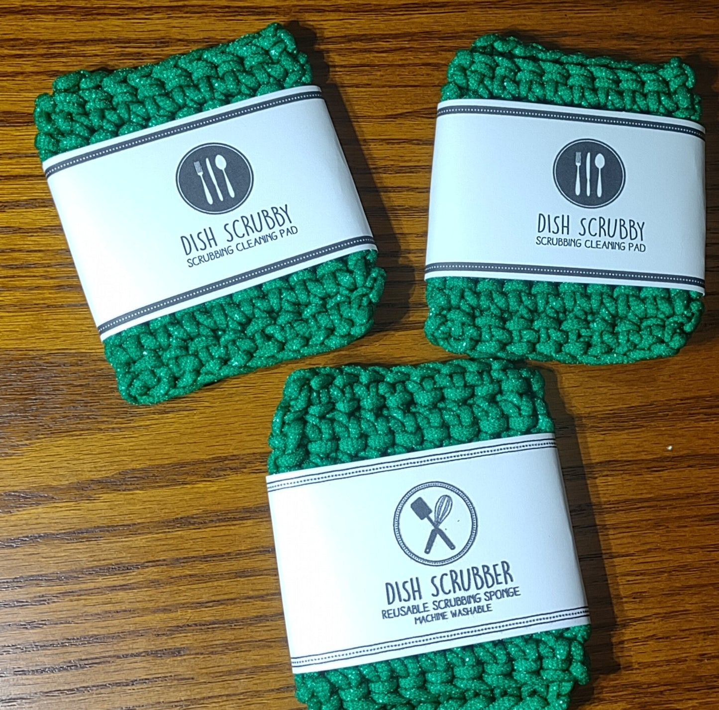 Reusable dish scrubber, nylon dish scrubber, kitchen dish scrubby