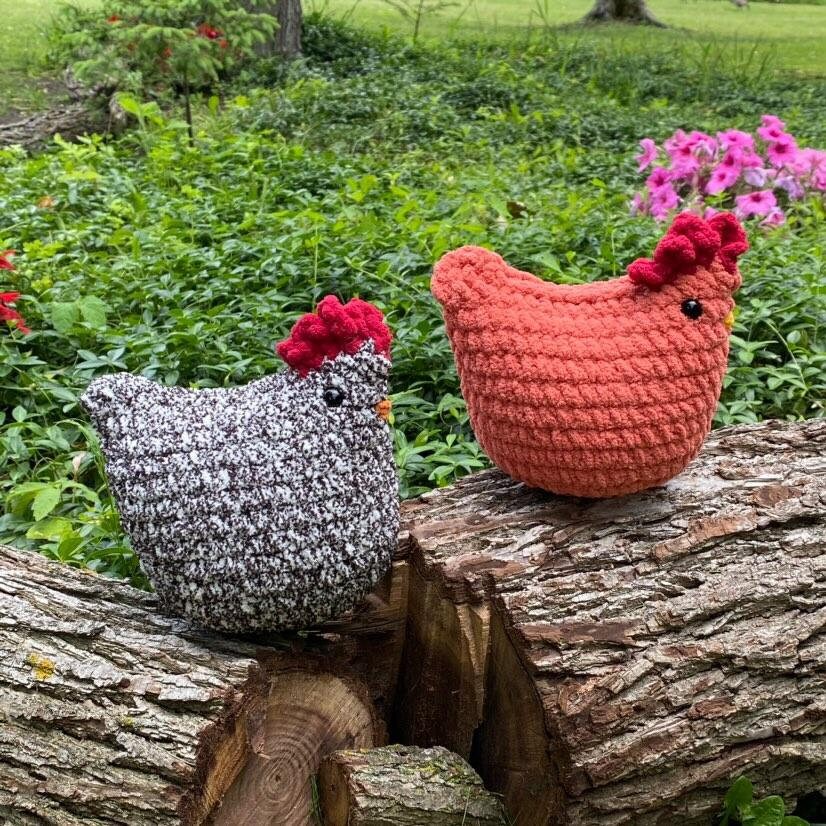 Farmhouse Chicken PDF Pattern (low sew only sewing on the beak)